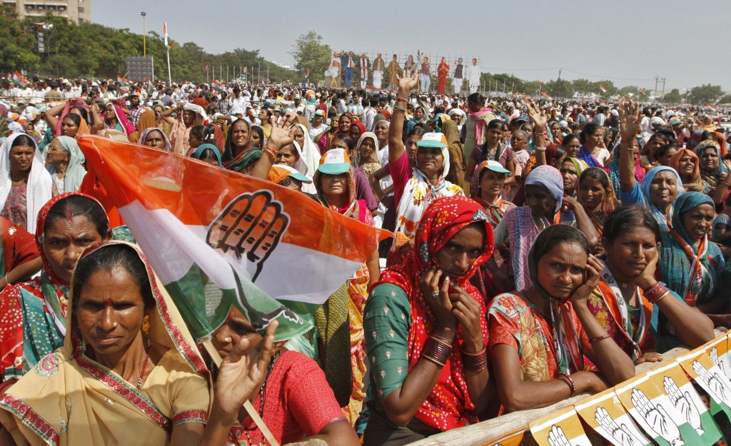 The Governing Congress party campagne in India