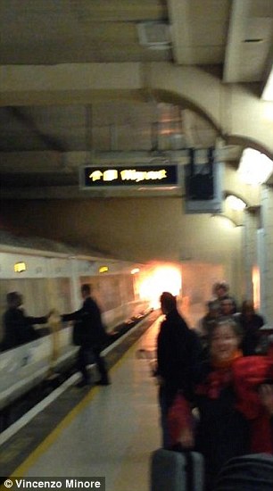 London's Charing Cross station closed after fire on train1